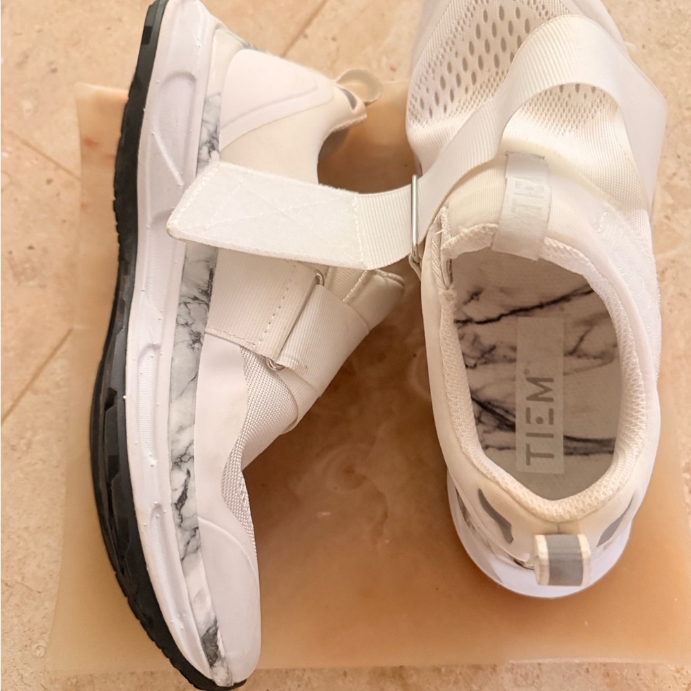 Women's White Marble Cycling Shoe